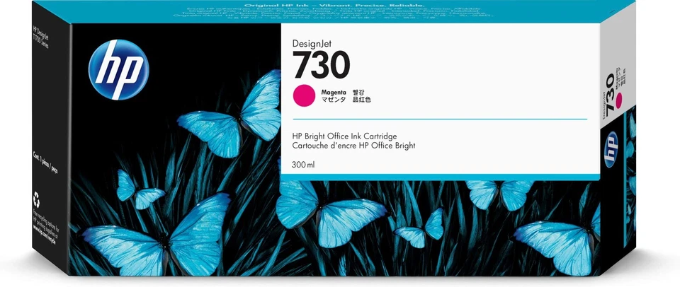 Original Ink Cartridge Compatible with Designjet T1700 Printer Series, 300 ml, M - Image 1 of 4