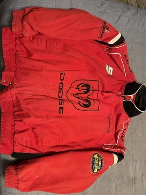 CHAQUETA DE CARRERAS KASEY KAHNE #9 DOGDE ROJA PARA HOMBRE XL USADA DE COLECCIÓN LEER DESCRIPCIÓN Foto 1 de 4