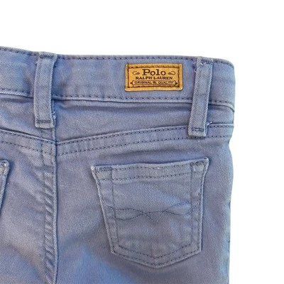 Polo Ralph Lauren Kids 3T Purple Tompkins Skinny Jeans Casual Light Wash Elastic - Image 1 of 4