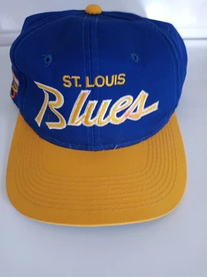 St. Louis Blues NHL Vintage 90's Sports Specialties Adjustable Snapback Cap Hat - Image 1 of 4