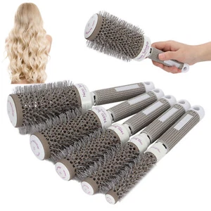 5pcs Rundbürsten-Set Wärmeleitungs-Haarbürsten-Kamm-Friseurwerkzeug-Set DE neu! - Bild 1 von 15