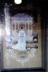 TOLD IN A GARDEN "Victorian Bride" Cross Stitch Pattern Chart - Picture 1 of 2