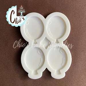 Balloons silicone mold, 4 cavities - Picture 1 of 4