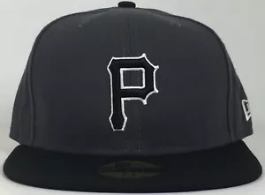 Pittsburg Pirates New Era 59FIFTY Fitted Gray/Black Brand New Ships now !!! - Picture 1 of 2