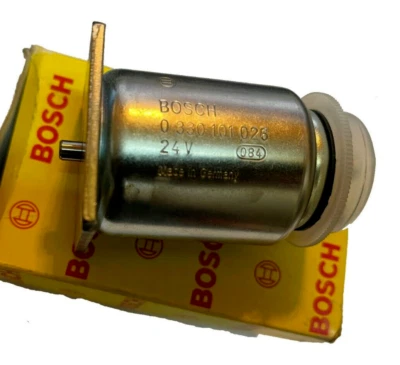  FIAT IVECO KHD Magirus-Deutz Solenoide de Apagado de Combustible 24V BOSCH OEM NUEVO Foto 1 de 4