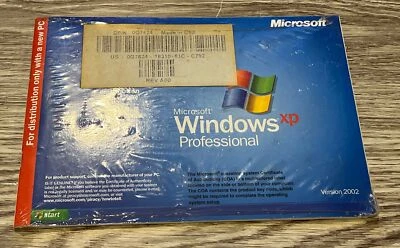 NEW Microsoft Windows XP Professional SP 1 Reinstallation CD 2002 For Dell - Image 1 of 2