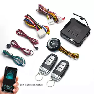 SQUND Autoalarmanlage, Ein-Tasten Start/Schlüsselloser Zugang Bluetooth Fernbedienung - Bild 1 von 18