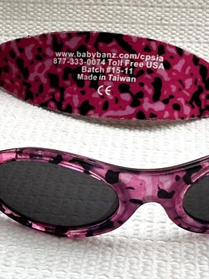 Baby Banz Sunglasses Infant Sun Protection for Babies & Toddlers 0-2Y Pink. - Image 1 of 4
