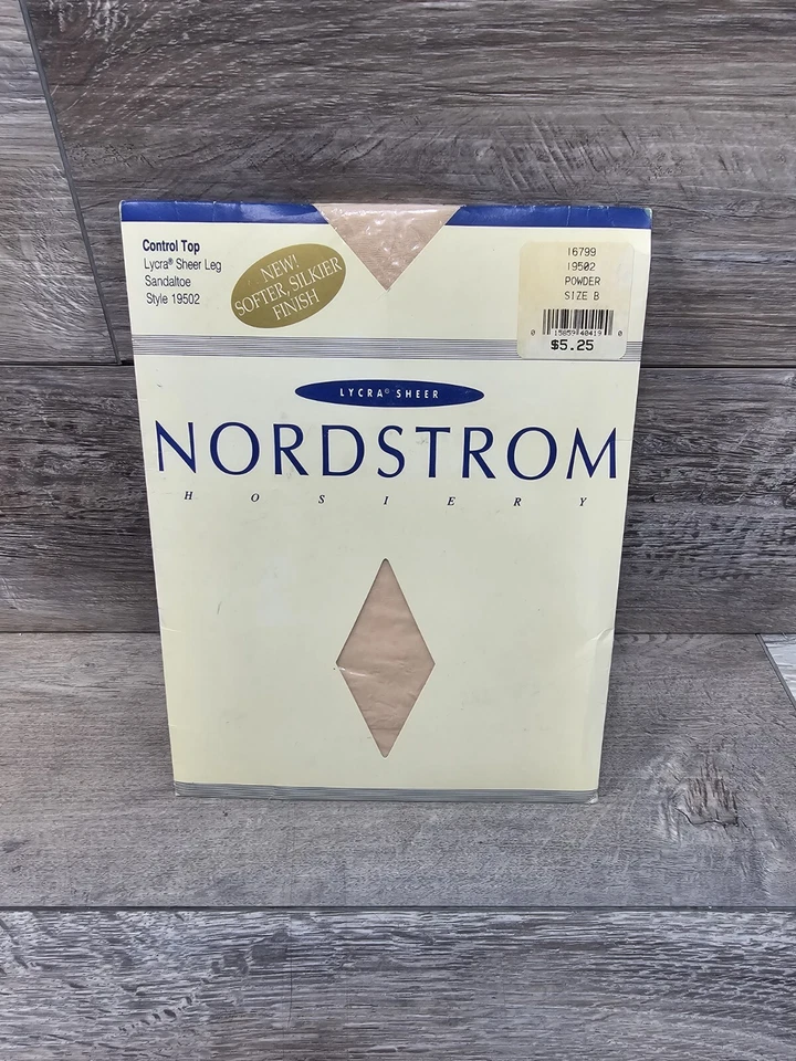Nordstrom Lycra Sheer Control Top Powder Size B Style 19502 - Image 1 of 4