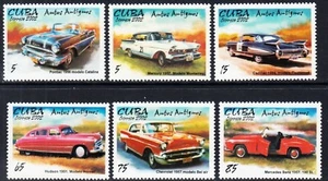 sCUBA Sc# 4250-4255 AUTOMÓVILES ANTIGUOS JUEGO CPL 6 2002 MNH - Imagen 1 de 1