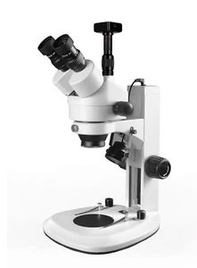 VS-2F-5607NS Simul-Focal Trinocular Zoom Stereo Microscope, 16MP Digital Camera - Picture 1 of 2