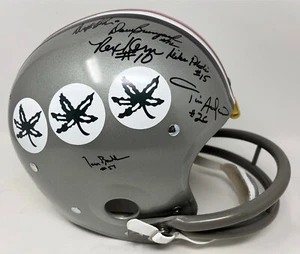 1968 Ohio State Buckeyes signierter Throwback Full Size Helm NATIONAL CHAMPS AUTO - Bild 1 von 6