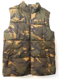 Chaleco acolchado camuflaje azul marino antiguo para niños talla XL 14-16 - Imagen 1 de 6