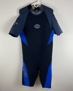 Men Bare Velocity Hydro Stretch nylon 2mm short sleeve wetsuit, XL