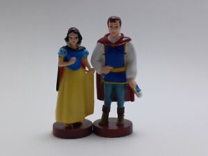 Disney's Miniature Snow White and Prince Charming Figures Pair FAST SHIPPING!!