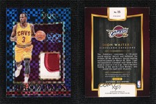 2015-16 Panini Select Throwback Memorabilia Black Prizm 1/1 Dion Waiters #15