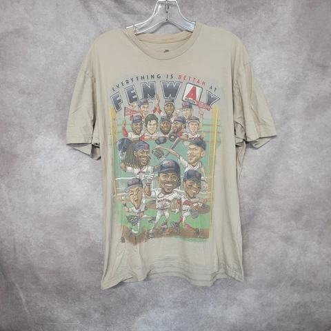 Body Rags Boston Redsox Caricature Team World Series Fenway Park Shirt Mens XL Cover