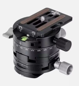 Leofoto G2 + NP-60, 3 en 1 Cabezal Engranado Panorámico Arca Compatible con Suiza (Reino Unido) Nuevo en Caja - Imagen 1 de 24