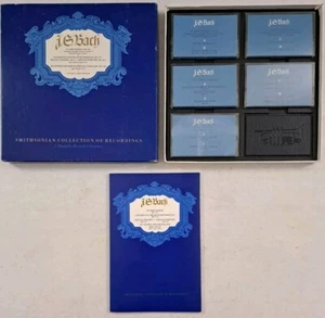 Smithsonian Collection Of Recordings-JS Bach-5 Audio Cassettes - Picture 1 of 20