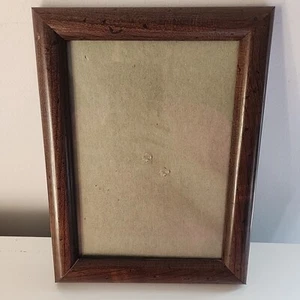6.5 x 8.5 Wooden Standing Photo Frame With Glass - Picture 1 of 12