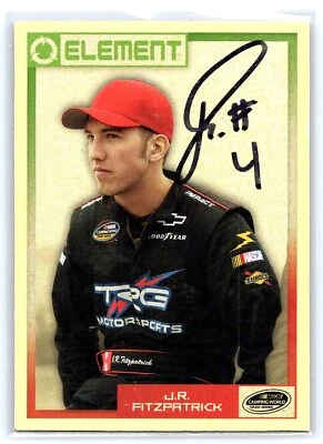 J.R. Fitzpatrick Autograph Signed 2010 Wheels Element #66    Auto - Image 1 of 2