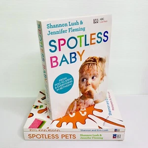 3x Shannon Lush Book Bundle Lot Spotless Baby + Kids Can Clean + Spotless Pets - Picture 1 of 12