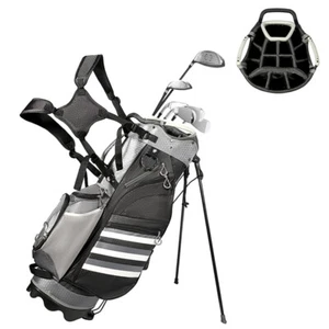 Golf Stand Bag 14 Way Lightweight Golf Club Bags W/ Cooler/Safe Pocket Rain Hood - Picture 1 of 14