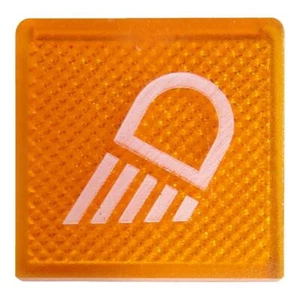 DBG 894433 LAMPADA DA LAVORO ARANCIONE stile SWF inserto leggenda - Foto 1 di 1