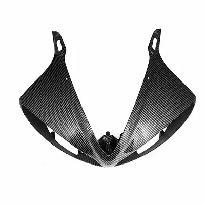 For YAMAHA YZF R6 2003-2005 Carbon Fiber Front Nose Upper Headlight Fairing  - Image 1 of 4