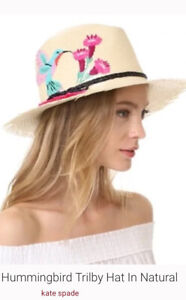 Kate Spade New York Very Unique And RARE Hummingbird Hat So Detailed NWOT