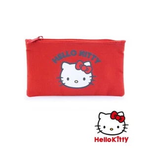 Red Hello Kitty Pencil Case Make Up Bag Cosmetic Zipper Case School Stationary - Picture 1 of 4