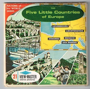 View-Master Pack B 149 S6 CINCO PEQUEÑOS PAÍSES DE EUROPA Compra 3+ para Envío Gratis - Imagen 1 de 2