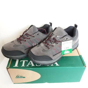 NWB Itasca Men's Fairview Hiker Shoes Grey Suede Nylon Size 11 Sneakers 4545005 - Picture 1 of 7