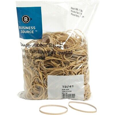 Rubber Bands Size 32 (3  X 1/8  X 1/32 ) 1lb Bag, 700 / Bag, BSN15741 - 1 Pack • 13.99$