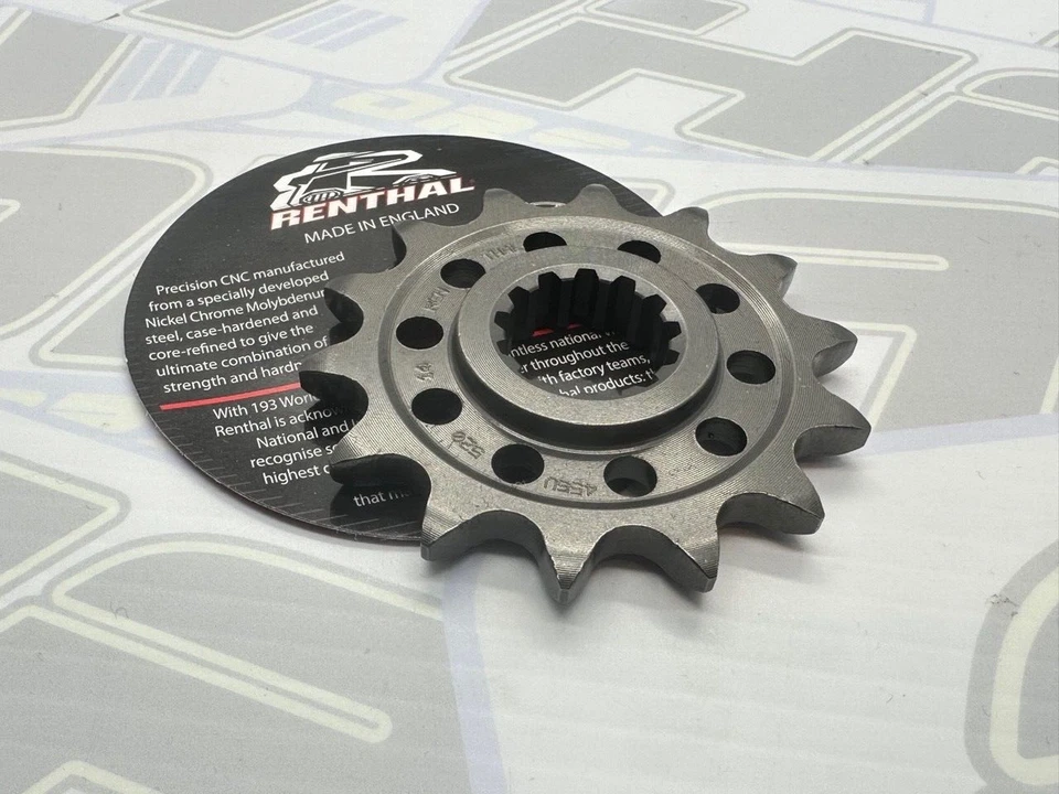 NUEVO piñón delantero Renthal RACE para Yamaha YZF R6 2006-2022 520 14T 14 dientes Foto 1 de 1