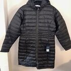 TOG24 Bardsea Womens Puffer Long Down Insulated Hooded Outerwear Warm Jacket