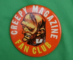 Prendedor de club de fans Warren Creepy - Imagen 1 de 2