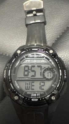 Reloj digital para hombre ARMITRON 40/8189 resistente al agua 330 pies ¡FUNCIONA!!  Foto 1 de 4