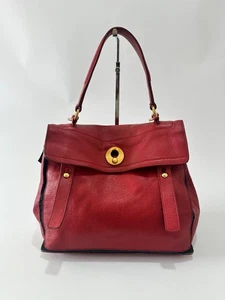 YVES SAINT LAURENT Saint Laurent Paris Red New Muse Two Bag - Picture 1 of 6