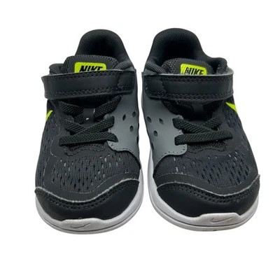 Nike Flex 2017 RN Toddler Baby Sneaker Shoes Gray 7C Hook Loop Easy On - Image 1 of 4