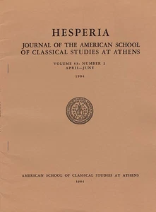 Hesperia (Volume 53, No. 2, April - Picture 1 of 2