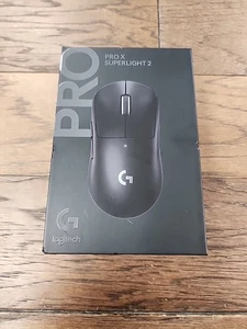 Logitech G PRO X Superlight 2 Wireless Gaming Mouse – Black – Lightweight FPS Mo - Afbeelding 1 van 7