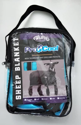Weaver Ziegendecke ProCool Mesh reflektierende Paspel Größe M BLAU BRANDNEU - Bild 1 von 3
