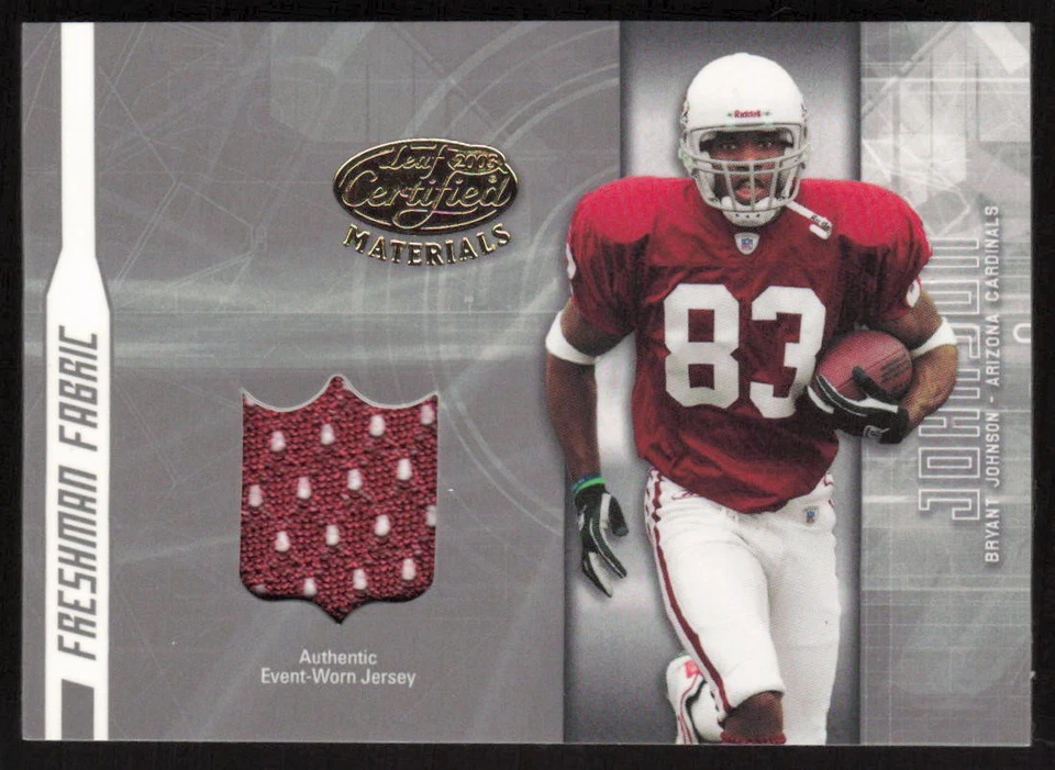 2003 Leaf Certified Materials /1250 Bryant Johnson #FF-168 Rookie Cardinals - Image 1 of 2