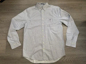 Camisa Gant The Oxford Para Hombre Blanca/Micro Estampado Floral Camisa Talla Mediana - 39/40 - Imagen 1 de 10