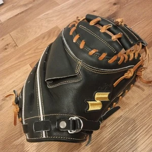 SSK SSM-921 Soft Rawhide Lacing Baseball Catcher's Mitt Size 13 Used - Picture 1 of 14