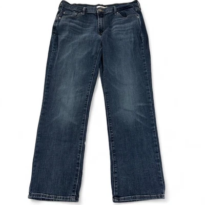Levi's 505 Straight Leg Women's Size 32 Dark Wash Blue Denim Jeans - Image 1 of 4