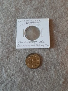 Vintage Gloucester S&P Gal Cannery Token Scarborough Packing Co Girdletree MD - Picture 1 of 4