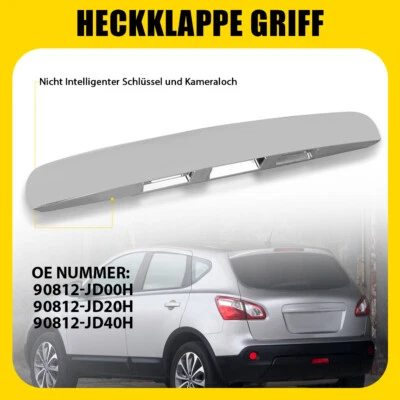 Griffleiste Heckklappe Griff Chrome 90812JD00H Für Nissan Qashqai J10 JJ10 07-13 - Bild 1 von 4