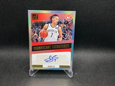 2018-19 Panini Donruss - Significant Signatures Jeremy Lin - Image 1 of 2